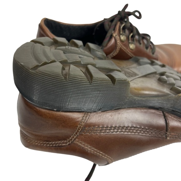 DR. Martens Vintage Lace up Chunky Oxfords Brown Leather 8A 43 Size 8 - Picture 8 of 12